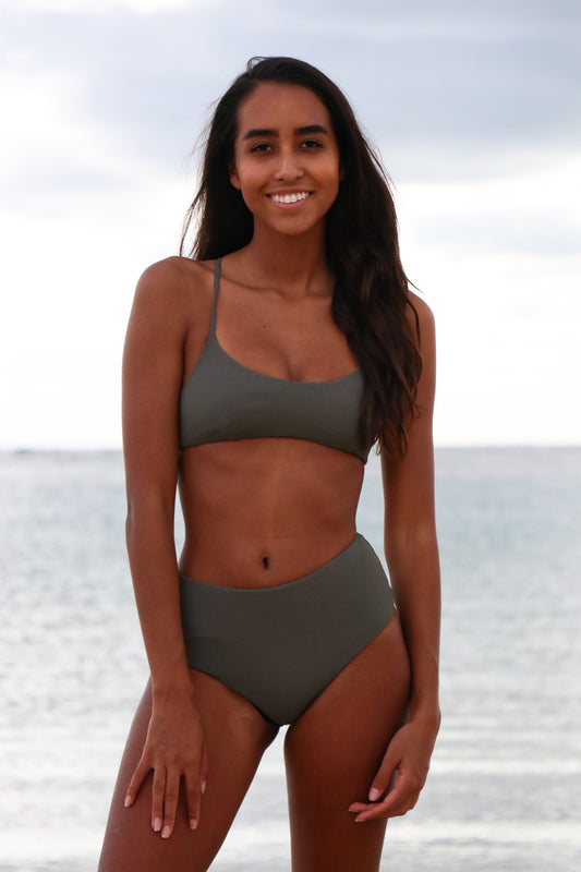 Nui Reversible Highwaist Bottom - Green